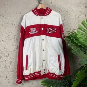 G Unit Y2K Heavyweight XL Button Down Varsity Bomber Jacket